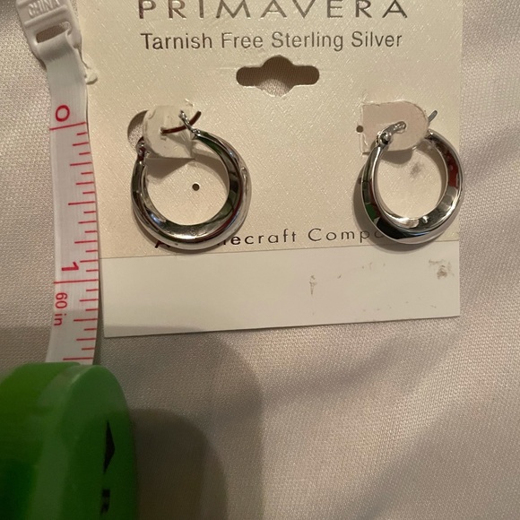 🆕Sterling Silver hoop earrings - Picture 3 of 3